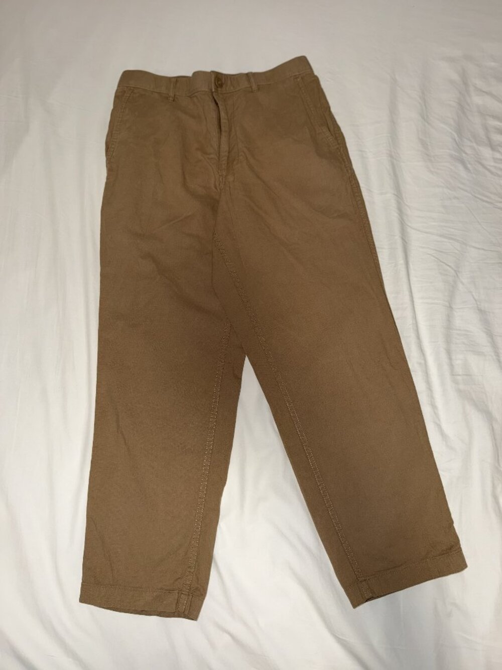 Uniqlo Brown Linen Pants